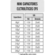 Capacitores Mini Eletrolíticos 110V