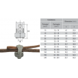 Conector Parafuso Fendido - Split Bolt