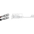 Terminal p/ Condutores Flexíveis - dois furos / barril curto - TF-2