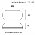 Luminária Tartaruga LED