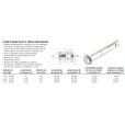 Parabolt / Chumbador CBV - c/ parafuso sextavado e prolongador