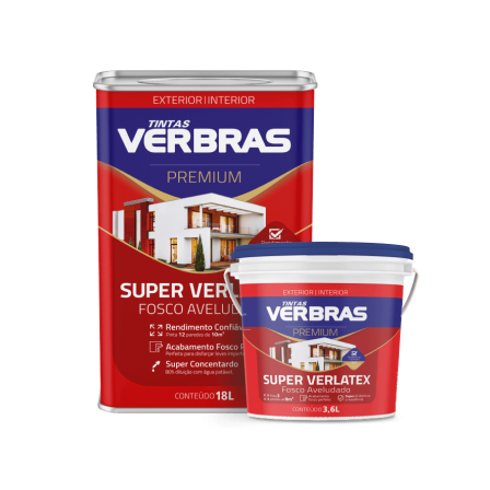 Tinta Super Verlatex Premium - Exterior/Interior