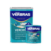 Tinta Vercryl Semibrilho Premium - Exterior/Interior